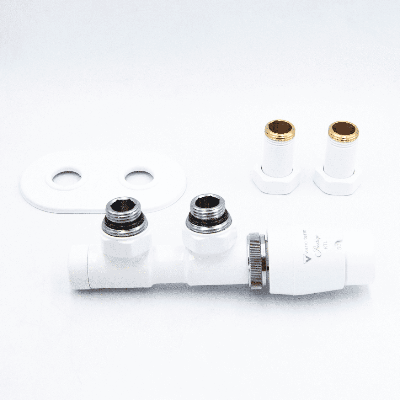 Twins RTL Termostatventilset Vit