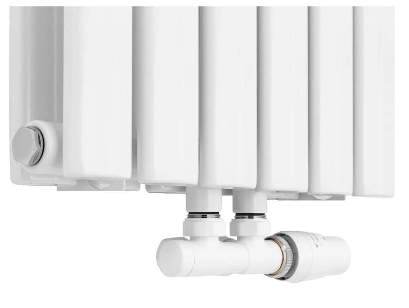 Twins termostatventilset i vitt