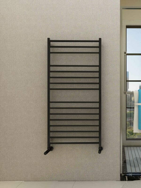 Luxor handdukstork 600x1200 Svart