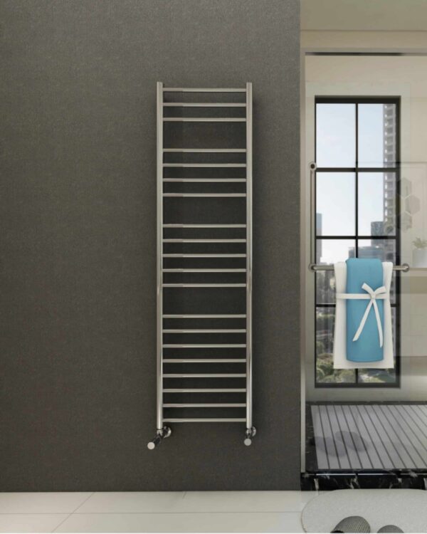 Luxor handdukstork 400x1500 borstat rostfritt stål