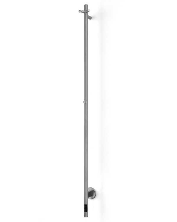 Minos elektrisk håndklædetørrer børstet stål