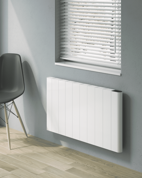 Maia Horisontal Elektrisk Radiator Hvid
