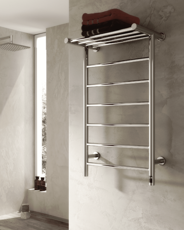 Maira elektrisk handdukshängare i rostfritt stål