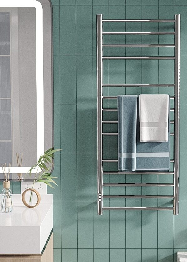 Elektra Handdukstork Elektrisk Polerat stål