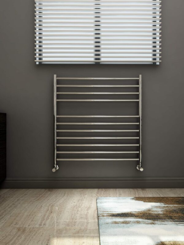 Luxor håndklædetørrer 800x800 rustfrit stål