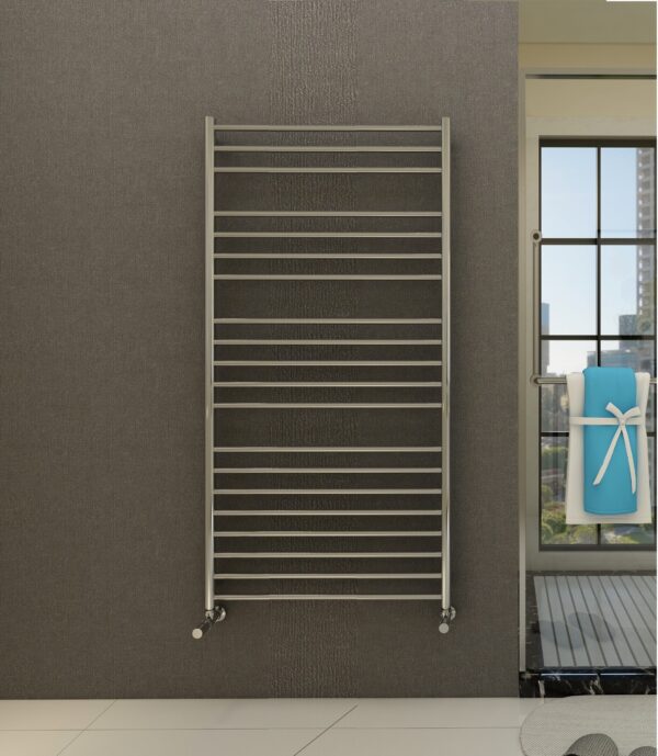 Luxor handdukstork 800x1500 borstat rostfritt stål