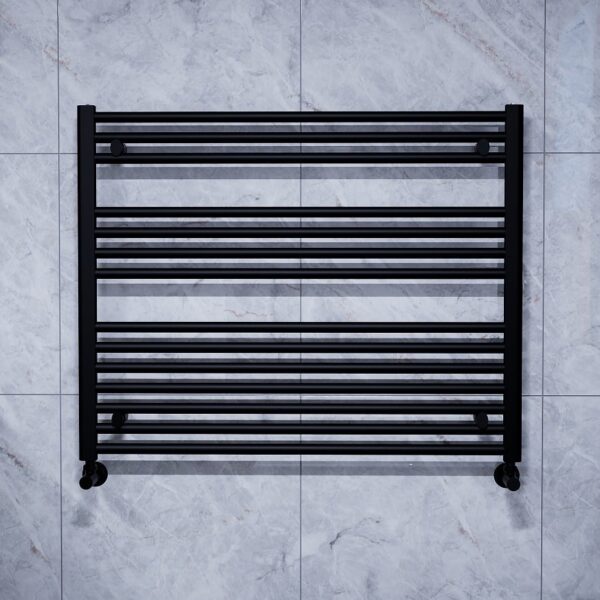 Titan Håndklædetørrer 1000x800 Sort