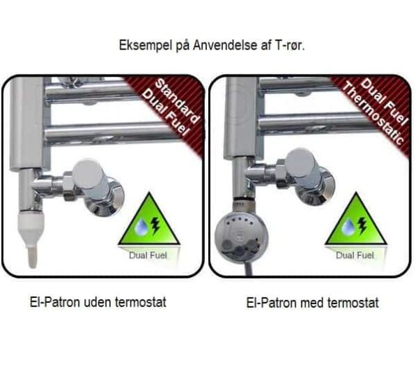 T-PIPE KROM-VIT-SVART-ROSTFRI-1343