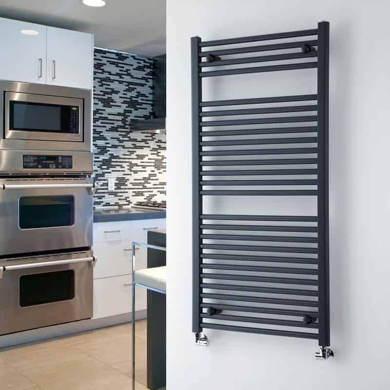 600/1200 SVART PLAT HANDDUKSRADIATOR-0