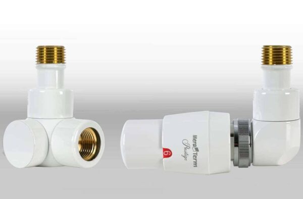 PRESTIGE HÖRNTERMOSTATVENTIL SET I VIT-0