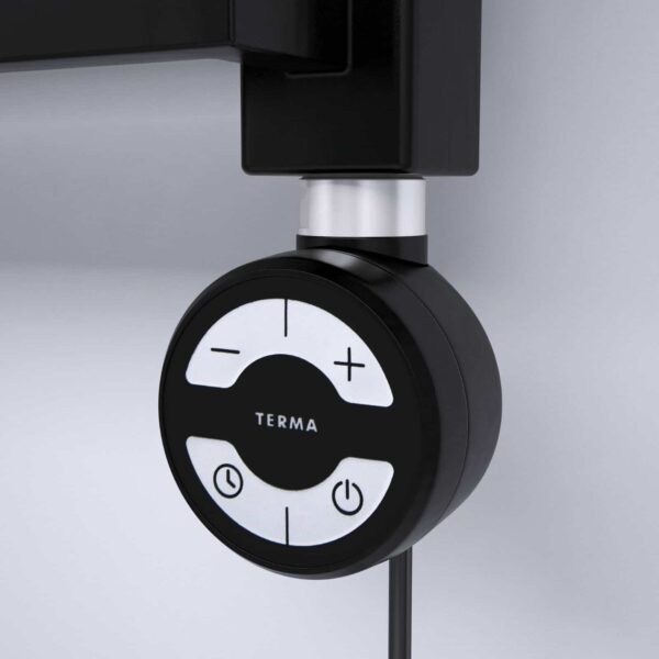 600W TERMOSTATISK ELPATROON MED 2 TIMMAR FUNKTION I SVART-0