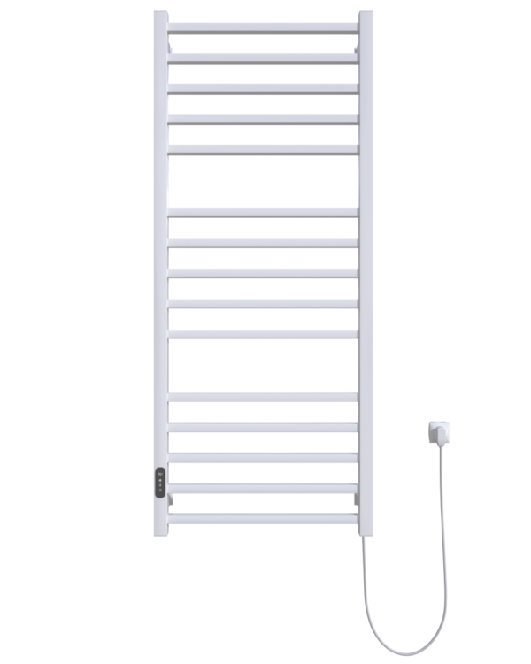 500x1200 Elektra Elektrisk Handduksvärmare Vit - 1-24 Timmars Funktion