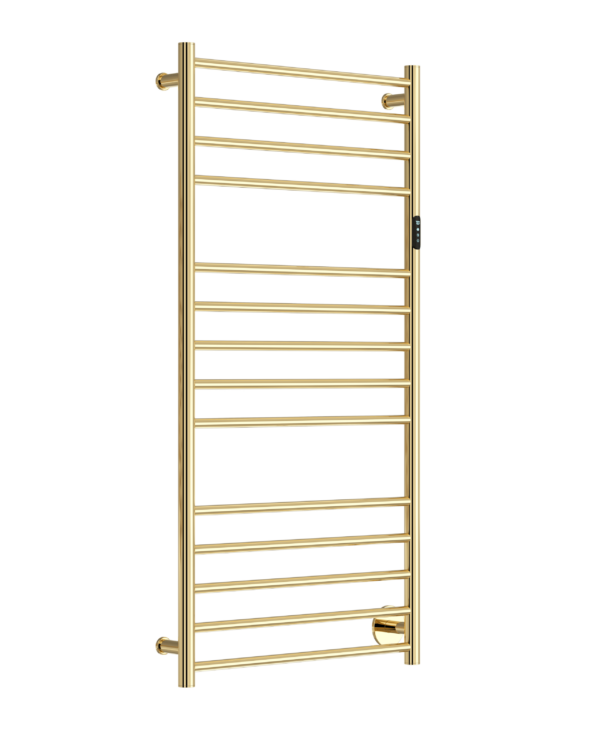 Elektra Elektrisk Handdukstork Polerad Mässing 600x1200