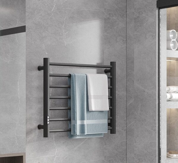 500x500 Elektra elektrisk handdukstork svart